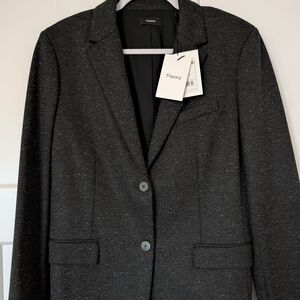 THEORY Classic Blazer Melange Ponte SZ 10 NMT $535